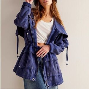 We The Free Surplus Future Parka Jacket Blue Sz XL